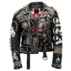 Lookati Signature Punk Leather Jacket.