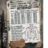 Lookati Signature Punk Leather Jacket. Size Chart