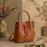 Australian Leather Bucket Handbag
