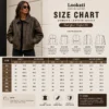 Vintage Women’s Rough Cut Leather Jacket size chart image