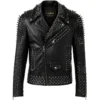 punk leather biker jacket​