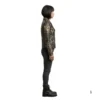 Gothic Style Women Leather Jacket right side view image