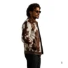 Men’s Hair-On Cowhide Leather Jacket right side image view