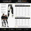 Size Chart Premium cowhide leather pants for bikers
