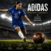 premium adidas leather football for match and training use