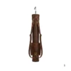 Handmade luxury leather golf bag with shoulder strap