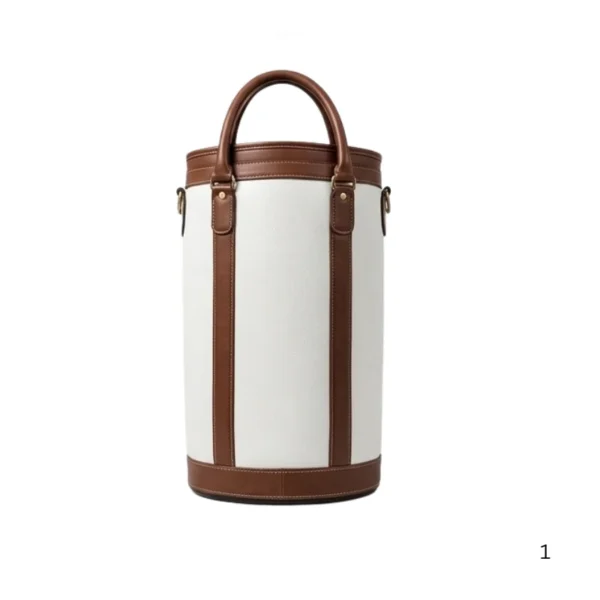 Handmade leather golf ball bag accessory