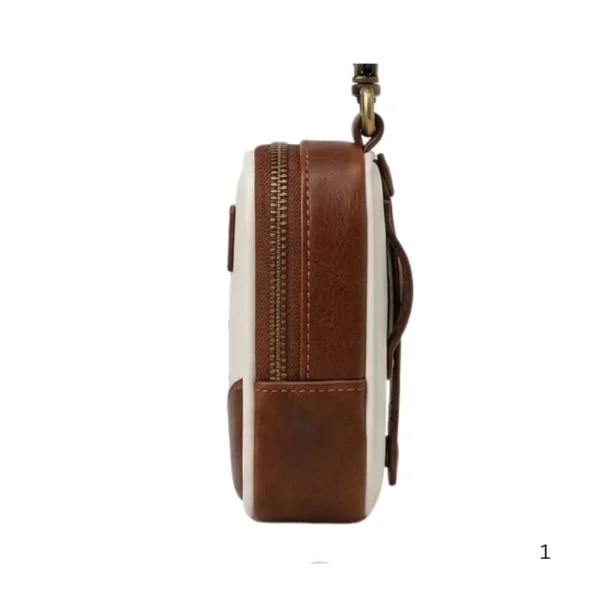 Premium leather golf carry pouch for golfers