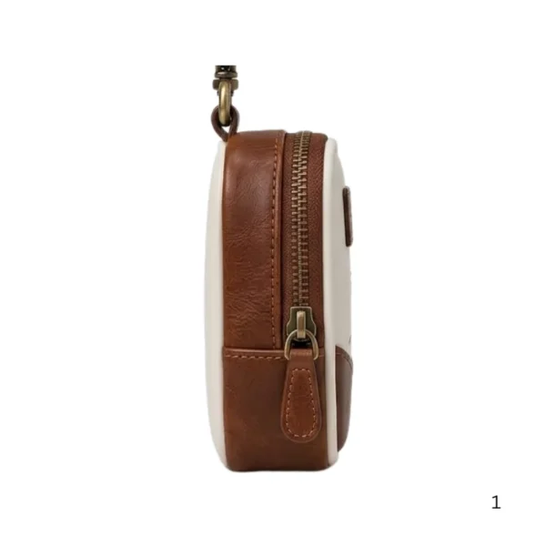 Genuine handmade leather golf ball pouch for golfers