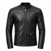 Lookati men's cafe racer genuine leather jacket