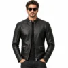 Lookati classic cafe racer jacket front view