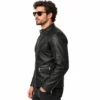 Lookati classic cafe racer jacket left side view